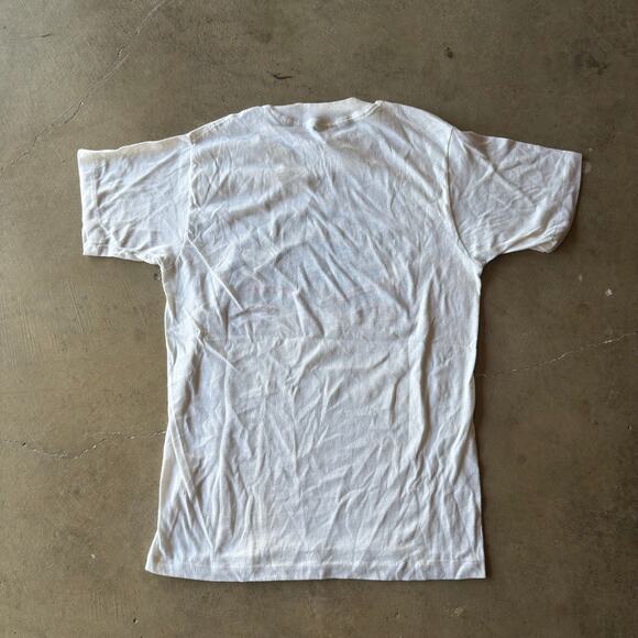 VINTAGE 80S LOS ANGELES DODGERS STADIUM MLB T-SHIRT GRAPHIC SINGLE STICH FITS XS - Picture 3 of 5